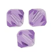 Perles toupies Preciosa - Rondelle Bead 6 mm - Violet x12