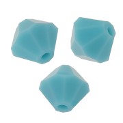 Perles toupies Preciosa - Rondelle Bead 6 mm - Turquoise x12|raw }}