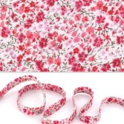 Biais en tissu Liberty - Phoebe - Rose x 1m|raw }}