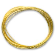 Bracelet mémoire ovale 65x55 mm doré x23 tours