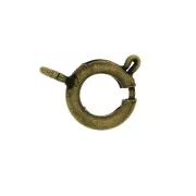 Fermoir à ressort 9 mm - Bronze x1