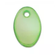 Ovales en Nacre 15x10 mm Vert x10