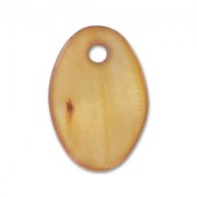 Ovales en Nacre 15x10 mm Bronze x10|raw }}