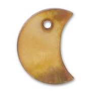 Demi-lune Nacre 13 mm Bronze x10|raw }}