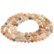 Perles Rondes facettées 3mm pierre gemme - Agate Crazy x38cm|raw }}