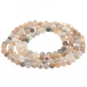 Perles Rondes facettées 3.5 mm pierre gemme - Agate Crazy x38cm