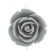 Rose 25 mm Gris x1
