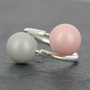 Bague flexible double - Taille 60 pour semi-percées en Argent 925 x1