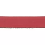 Lacet cuir 10 mm Rouge x30cm