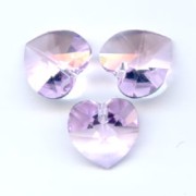 Coeurs PureCrystal 6228 10,3x10 mm Violet x6