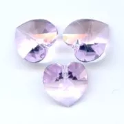 Coeurs PureCrystal 6228 10,3x10 mm Violet x6