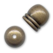 Coquilles  8 mm bronze x6|raw }}