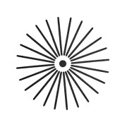 Pochoir en plastique - motif Soleil 12x12 cm - Blanc x1|raw }}