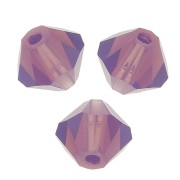 Perles toupies Preciosa - Rondelle Bead 6 mm - Amethyst Opal x12|raw }}