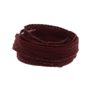 Ruban de soie 10 mm - Bordeaux x85cm|raw }}