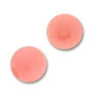 Perles rondes Polaris Dépolies 4 mm Light Peach x20