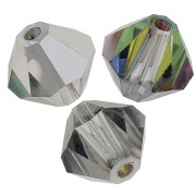 Perles toupies Preciosa - Rondelle Bead 6 mm - Crystal Vitrail Medium x12