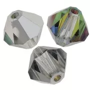 Perles toupies Preciosa - Rondelle Bead 6 mm - Crystal Vitrail Medium x12