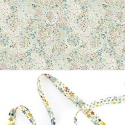 Biais en tissu Liberty - Adelajda - Orange x1m