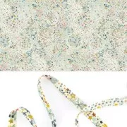 Biais en tissu Liberty - Adelajda - Orange x1m