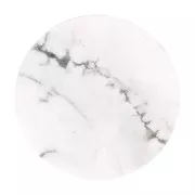 Cabochon rond plat 20 mm - Howlite x1