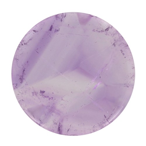 Cabochon rond plat 20 mm - Amethyste x1