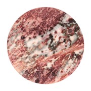 Cabochon rond plat 20 mm - Jaspe léopard x1