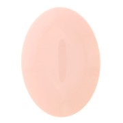 Cabochon ovale en résine opaque 18x13 mm - Rose pastel x1
