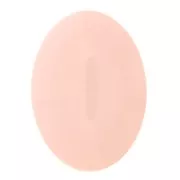 Cabochon ovale en résine opaque 18x13 mm - Rose pastel x1