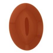 Cabochon ovale en résine opaque 18x13 mm - Terracotta x1