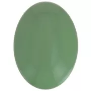 Cabochon ovale en résine opaque 18x13 mm - Vert x1