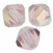 Perles toupies Preciosa - Rondelle Bead 4 mm - Light Rose AB x30