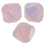 Perles toupies Preciosa - Rondelle Bead 4 mm - Rose Opal AB x30