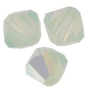 Perles toupies Preciosa - Rondelle Bead 4 mm - Chrysolite Opal AB x30|raw }}