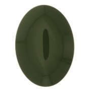 Cabochon ovale en résine opaque 25x18 mm - Olive x1