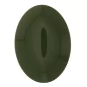Cabochon ovale en résine opaque 25x18 mm - Olive x1