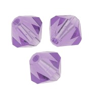 Perles toupies Preciosa - Rondelle Bead 4 mm - Violet x30