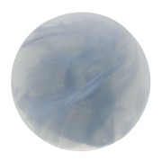Cabochon rond 14 mm en résine - Bleu gris marbré x1