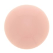Cabochon rond 14 mm en résine opaque - Rose clair x1
