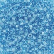 Miyuki Delica 11/0 DB0905 - Sparkling Blue Lined crystal x8g|raw }}