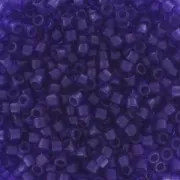 Miyuki Delica 11/0 DB0785 - Dyed Semi Mat Transparent Cobalt x8g