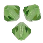 Perles toupies Preciosa - Rondelle Bead 4 mm - Peridot x30|raw }}