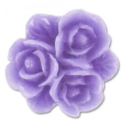 Cabochon rose en résine s 16 mm Violet x1|raw }}