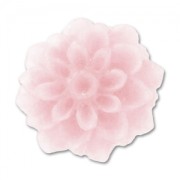 Cabochon fleur en résine  15 mm Rosaline Frosted x1|raw }}