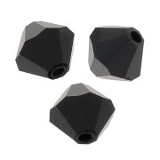 Perles toupies Preciosa - Rondelle Bead 4 mm - Jet x30