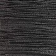Coton ciré 1 mm - Noir x4m