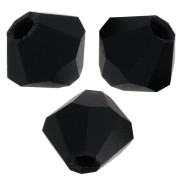 Perles toupies Preciosa - Rondelle Bead 4 mm - Jet Matt x30|raw }}