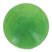 Cabochon rond en résine opaque 18 mm - Vert marbré x1