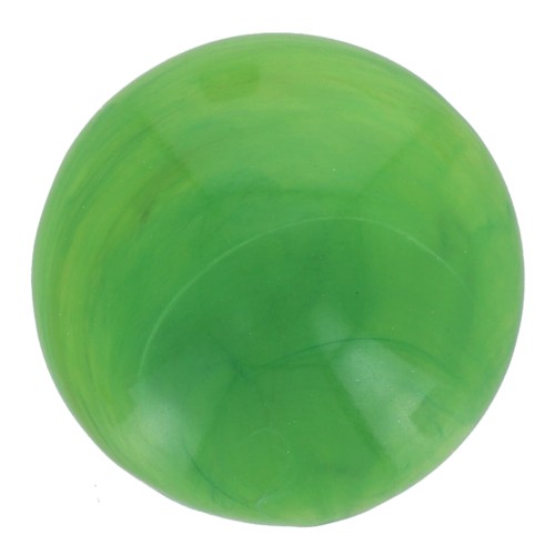 Cabochon rond 18 mm en résine opaque - Vert marbré x1