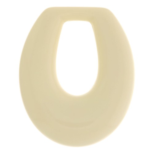 Pendentif goutte évidée en résine opaque 33x27 mm - Ecru x1